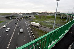 На автодороге Воронеж-Луганск ввели дополнительные меры безопасности из-за пожара